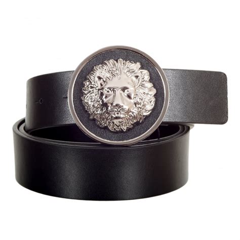 versace lion head belt price|Versace belts for men.